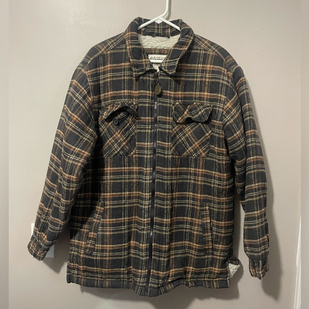 Original Windbreaker Established 1915 plaid winter jacket